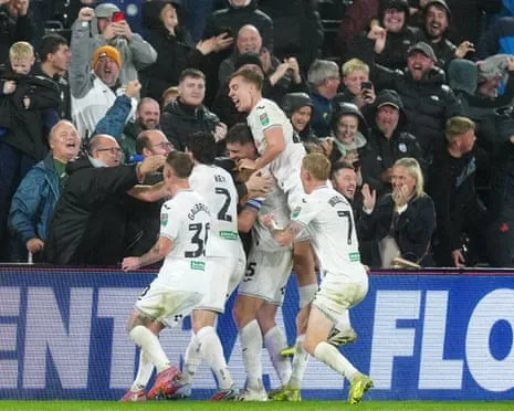 Pain for Forest's Manager as Swansea Shock Forest with Dramatic Revival