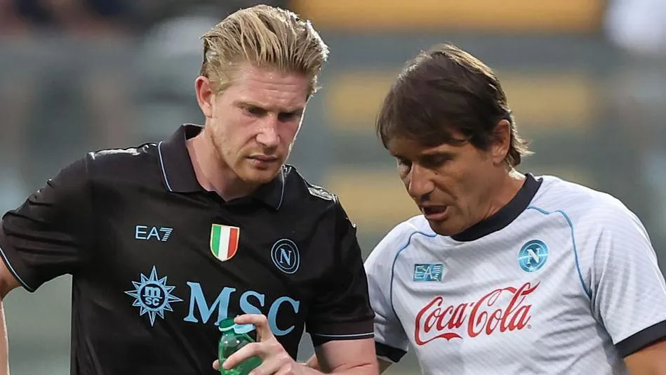 Celebrated in the manner of Maradona – could the Belgian maestro come back to haunt Manchester City?